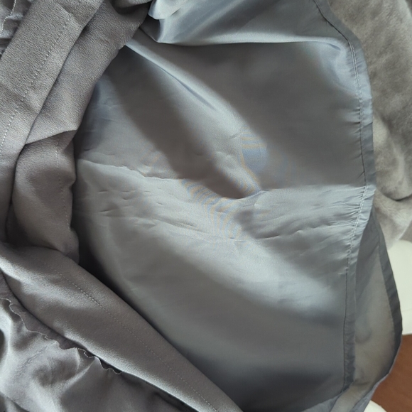 H&M grey semi-formal strapless dress size 10 - Picture 5 of 5